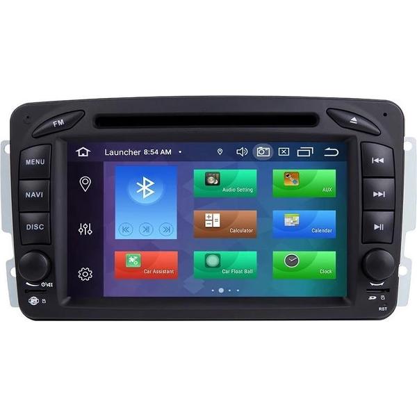 Mercedes Benz ingebouwde CarPlay C klasse CLC Klasse CLK klasse G Klasse Android 10 navigatie en multimediasysteem 2GB+32GB Bluetooth USB WiFi DVD Speler