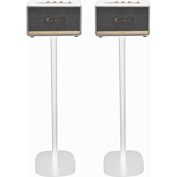 Vebos standaard Marshall Acton wit set - Speaker Standaard Marshall - Vloerstandaard