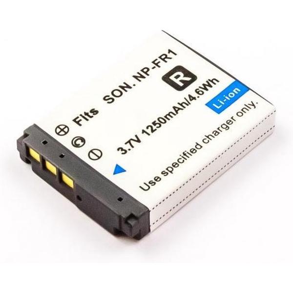 Battery similar SONY NP-FR1, Li-ion, 3,7V, 1250mAh, 4,6Wh, dark grey