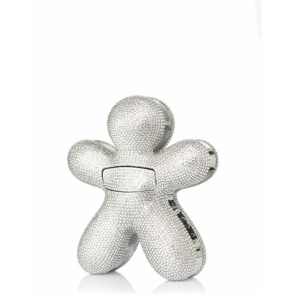 Mr&Mrs - George Geurdiffuser met Bluetooth Luidspreker - Swarovski Kristal - Zilver - 21cm