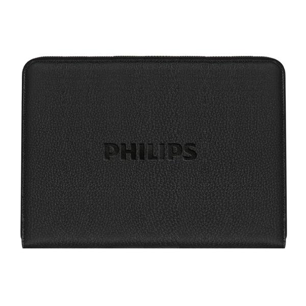 Philips Leren Etui LFH91705 | geschikt voor Audio- en voice recorders en 2 tafelmicrofoons