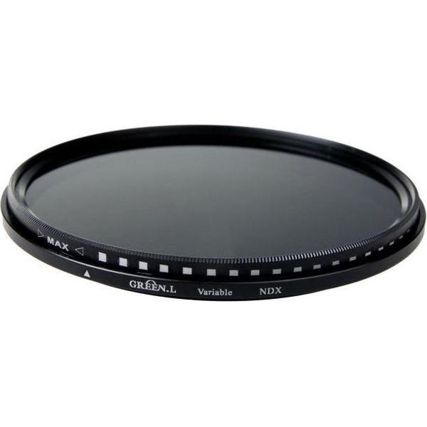 GreenL Variabel ND grijsfilter ND2-400 - 67mm