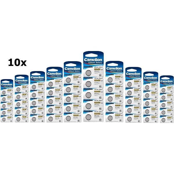 50 Stuks (10 Blisters a 5St) - Camelion CR2450 3v lithium knoopcelbatterij