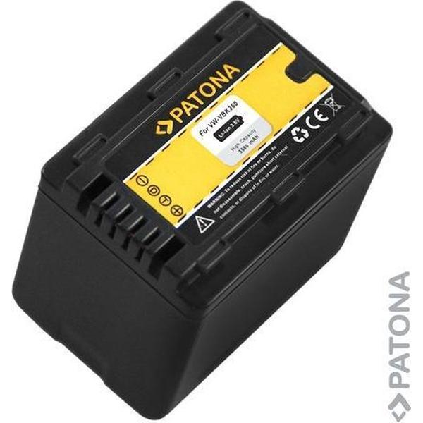 PATONA Battery f. Panasonic VW-VBK360 VBK360 VBK 360
