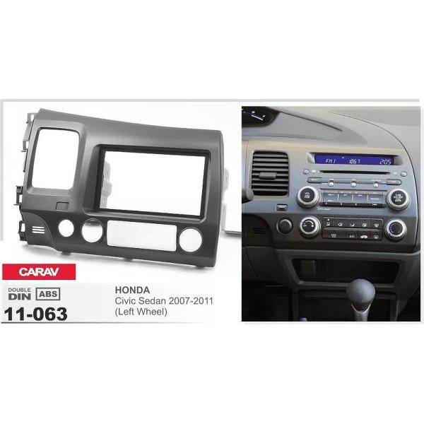 2-DIN HONDA Civic Sedan 2007-2011 (Left Wheel) afdeklijst / installatiekit Audiovolt 11-063