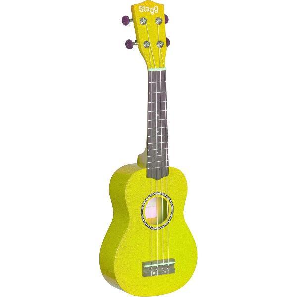 Stagg US-LEMON Traditionele Soprano Ukulele Lemon ukelele