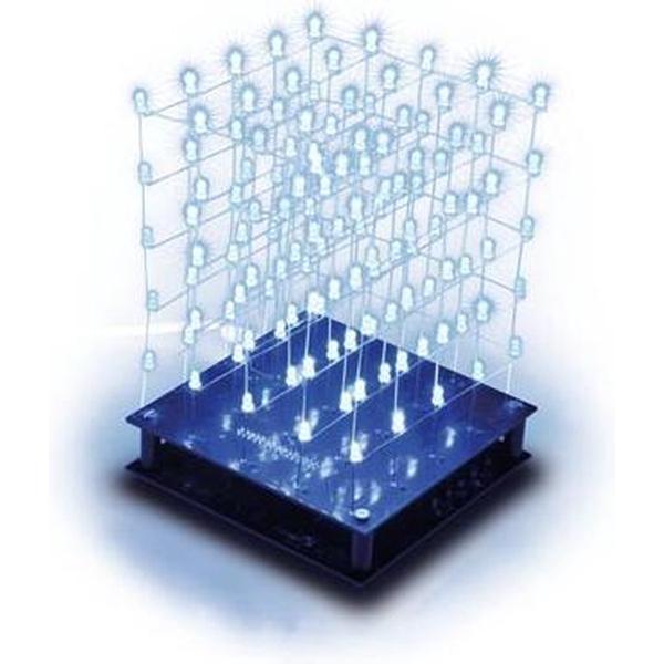 3D LED-KUBUS - 5 x 5 x 5 (BLAUWE LED)