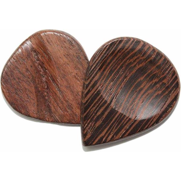 Wenge houten Jazz plectrum 2-pack 3.00 mm