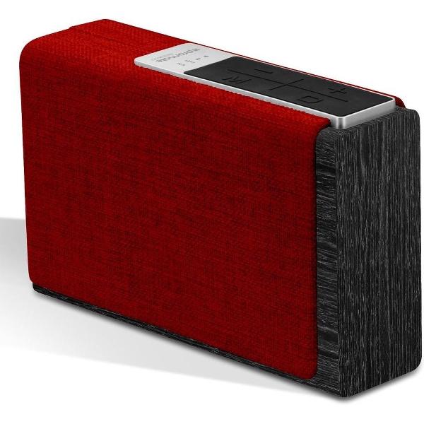 Promate StreamBox-XL Draadloze stereoluidspreker 7.5W Zwart, Rood