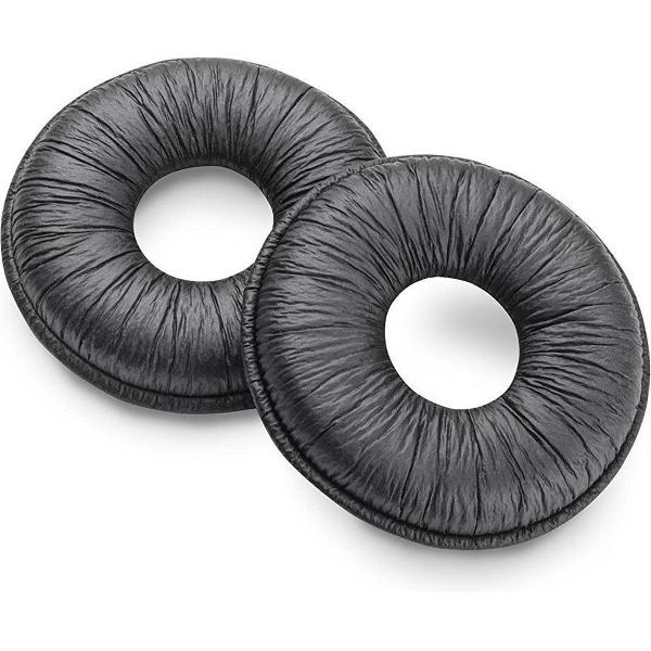 MMOBIEL Koptelefoon oorkussens earpads geschikt voor: Plantronics CS, SAVI, Supra/Plus HW251, HW261, CS540, W440, W445, W740, W745, Jabra 2000 Series en VXi Headsets, kunstleer zwart