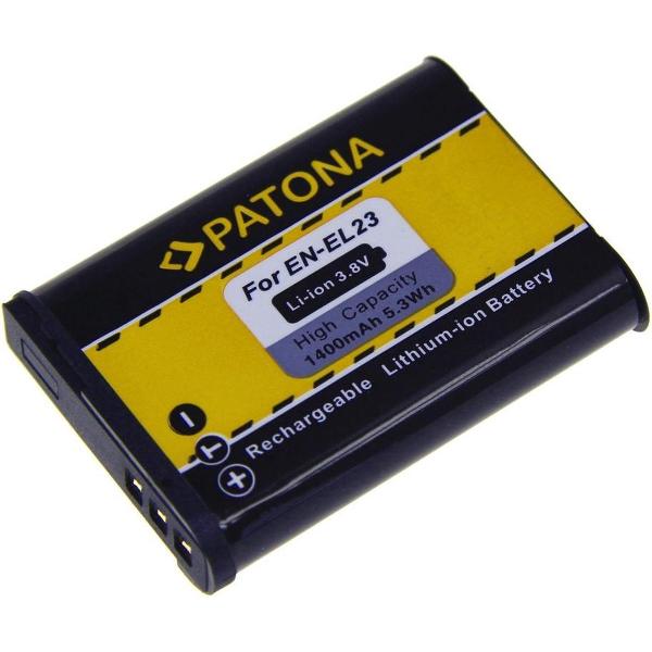 PATONA Battery f. Nikon Coolpix P600 Nikon EN-EL23 ENEL23 Nikon P600