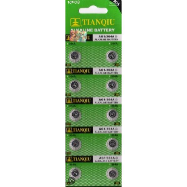 Lithium knoopcel LR60 / AG1 (10 stuks)