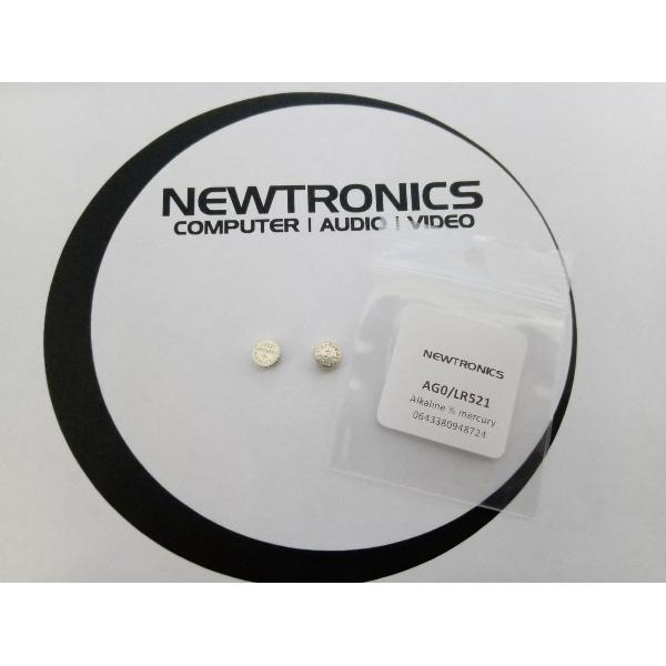 Newtronics AG0/LR521/379/SR521W knoopcel batterij - Set van 2 stuks