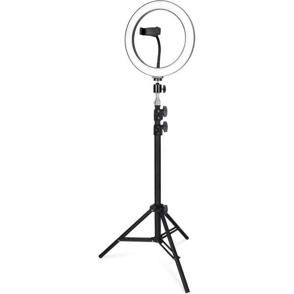 Ringlamp-LED-Ring Lamp-Ring Light-12 inch/30 cm-210CM- Verstelbaar statief-Make-up lamp-Met telefoonhouder- TikTok-YouTube