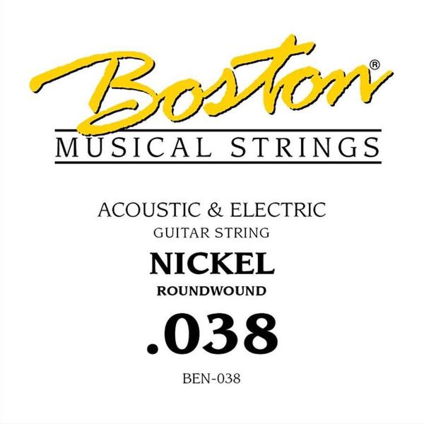 Snaar elektrische/akoestische gitaar Boston BEN-038 Nickel roundwound .038