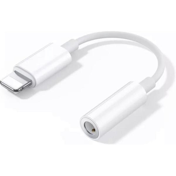 Mini jack naar lightning adapter Apple (iphhone)- Lightning adapter iphone - Lightning naar minijack