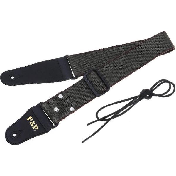Professionele Verstelbare Stevige Gitaarband - Gitaarbanden - Guitar strap Band - Luxe Gitaarriem - Gitaar Riem - Bas Elektrische Akoestische Klassieke Gitaar - Verstelbaar - 100% Katoen - GROEN
