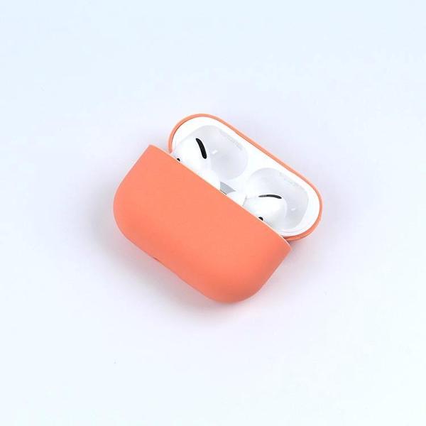 Apple AirPods Pro Hoesje - Oranje - Siliconen - Case - Cover - Soft case