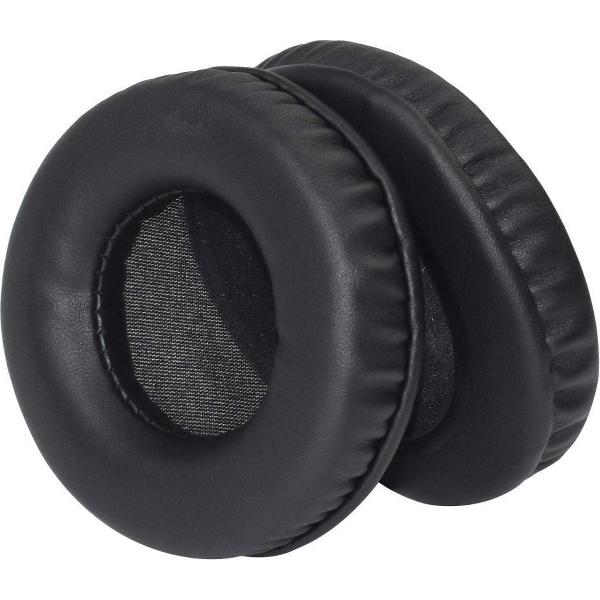 Luxe Lederen Oorkussen Set Voor Skullcandy Hesh/Hesh 2.0 - Vervangende Koptelefoon Earpads - Oor Kussens - Ear Pads - Oorkussens Met Noise Cancelling Memory Foam Binnenlaag - Zwart