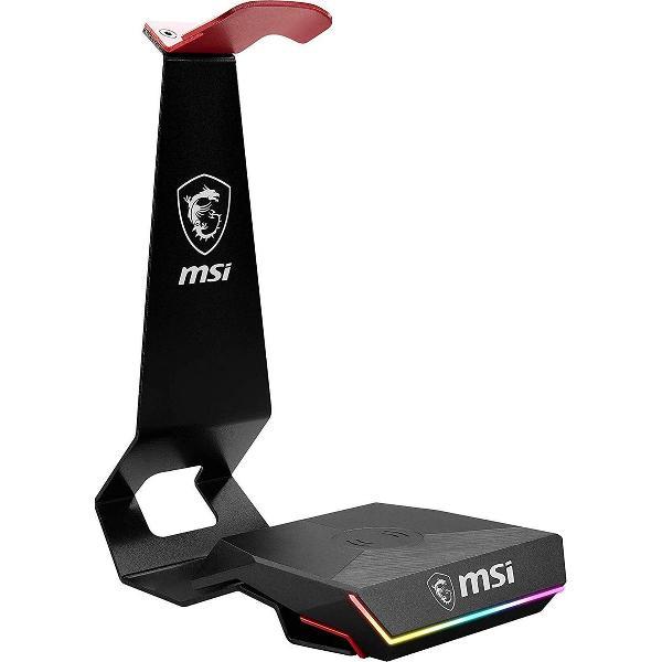 MSI Immerse HS01 Combo Gaming-headsetstandaard - draadloze oplader (QI-gecertificeerd)