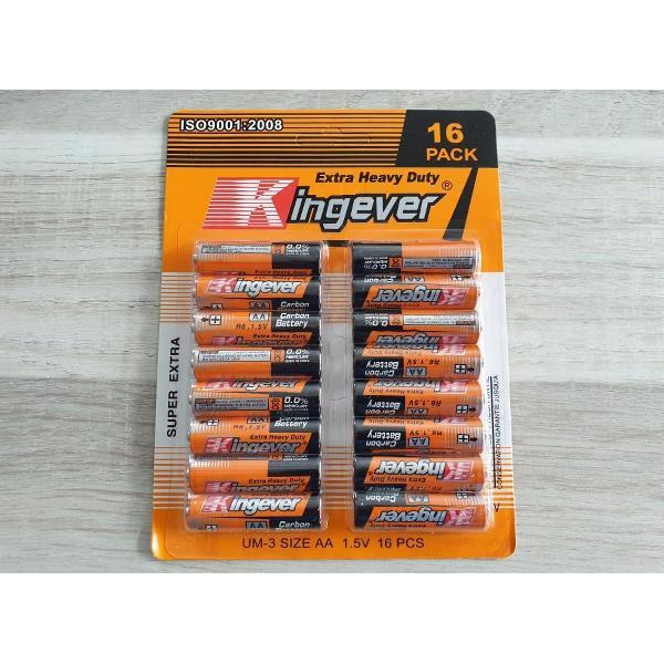 AA batterijen aa batterij 48 stuks (3 pakjes van 16 stuks) Kingever