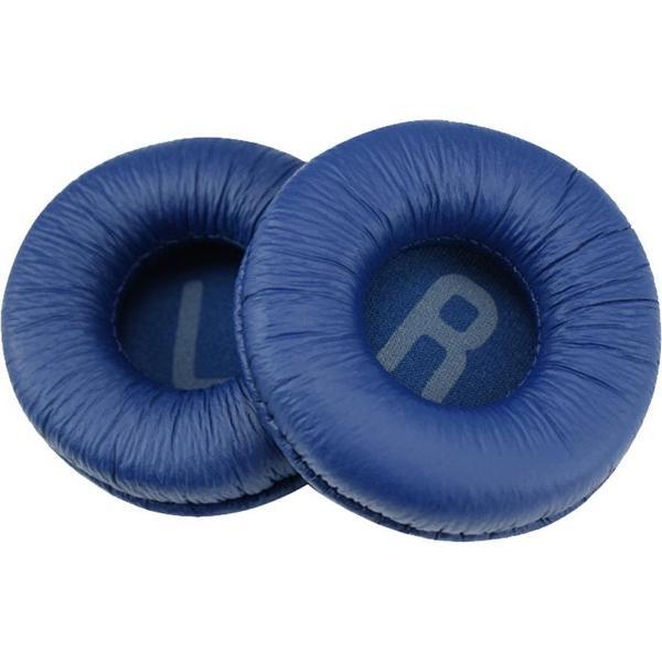 Luxe Lederen Oorkussen Set Voor JBL Tune 600 600BTNC 500 500BT T500 T500BT T450 T450BT JR300BT - Vervangende Koptelefoon Earpads - Oor Kussens - Ear Pads - Oorkussens Met Noise Cancelling Memory Foam Binnenlaag - Blauw