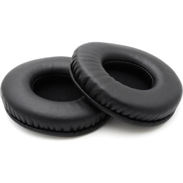 Luxe Lederen Oorkussen Set Voor Audio Technica ATH-AD1000X ATH-AD2000X ATH-W1000X ATH-AD900X ATH-A700 ATH-AD700X ATH-A700X ATH-A950LP - Vervangende Koptelefoon Earpads - Oor Kussens - Ear Pads - Oorkussens Met Memory Foam Binnenlaag - Zwart