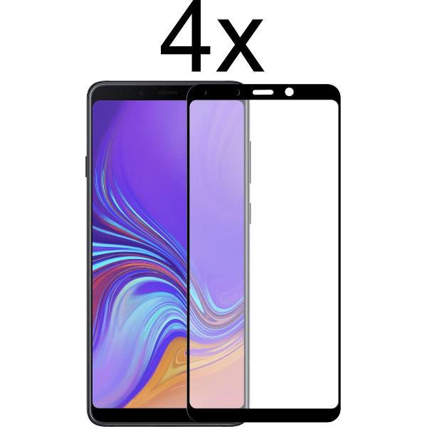 Samsung A9 2018 Screenprotector - Beschermglas Samsung Galaxy A9 2018 screen protector - Full cover - 4 stuks