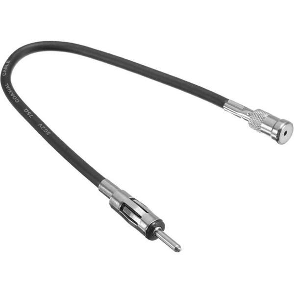 Auto antenne verloopkabel - ISO naar DIN - 30 cm