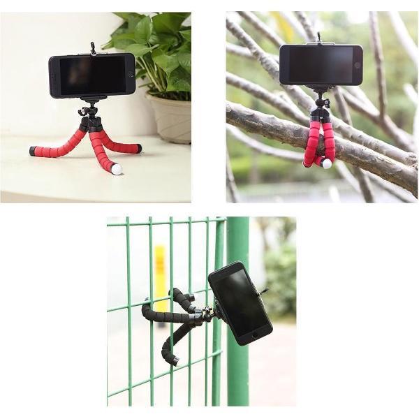 Statief Smartphone - Tripod voor Smartphone en Telefoon - 25 cm - Flexibel - Zwart