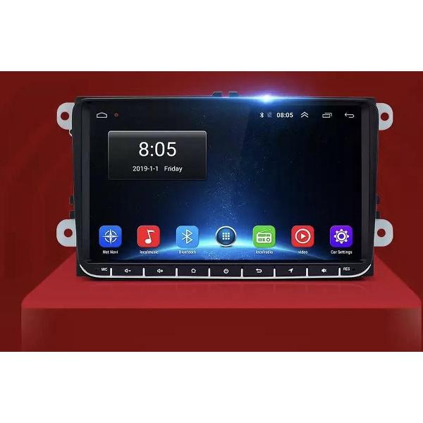Gratis camera! Volkswagen Seat Skoda Android 10 navigatie en Multimediasysteem autoradio Bluetooth usb wifi 2+32GB