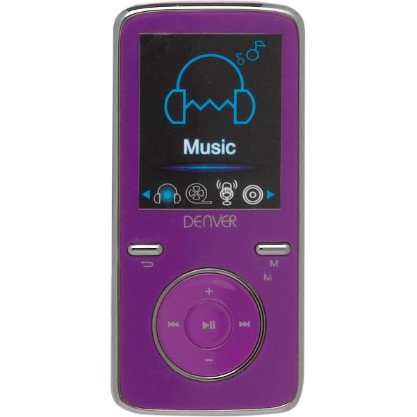 Denver MPG-4054NR - MP3 - MP4 - Portable player - 4GB - Paars