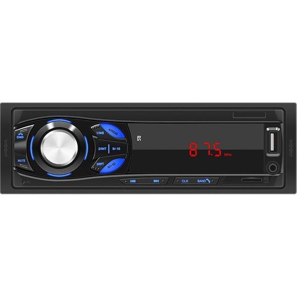 TechU™ Autoradio T56 – 1 Din + Afstandsbediening – Bluetooth – USB – RCA – AUX – SD – FM radio – Handsfree bellen