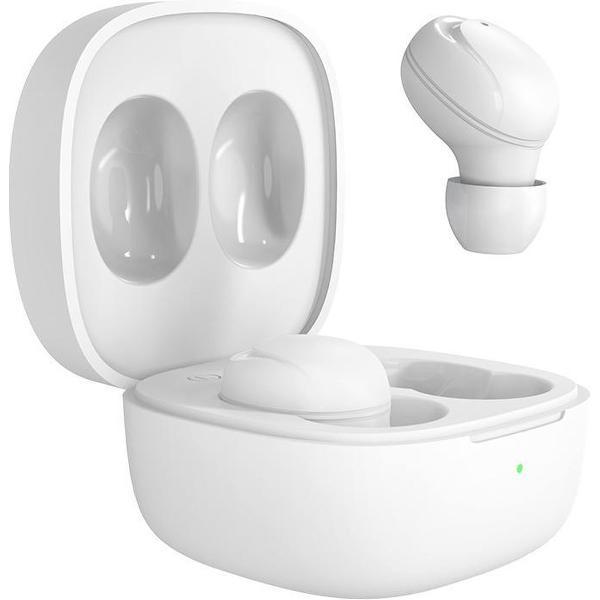 Newsoundz NS-216 Draadloze Oordopjes - Volledig Draadloos - Bluetooth 5.0 Oortjes - Earbuds - Geschikt voor iPhone en Android smartphones - Wit