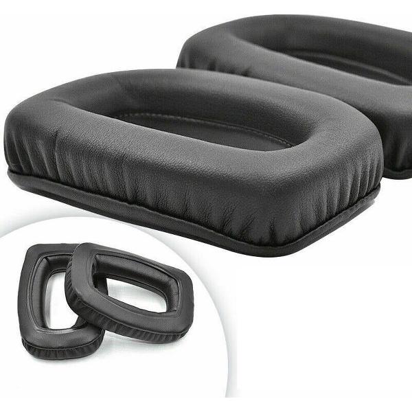 Luxe Lederen Oorkussen Set Voor Beyerdynamic DT100 D1T02 DT108 DT109 - Vervangende Koptelefoon Earpads - Oor Kussens - Ear Pads - Oorkussens Met Noise Cancelling Memory Foam Binnenlaag - Zwart