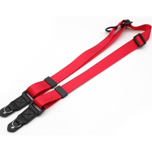 Camera Schouderband / Nekriem / Camerariem - Type Quick-Rood