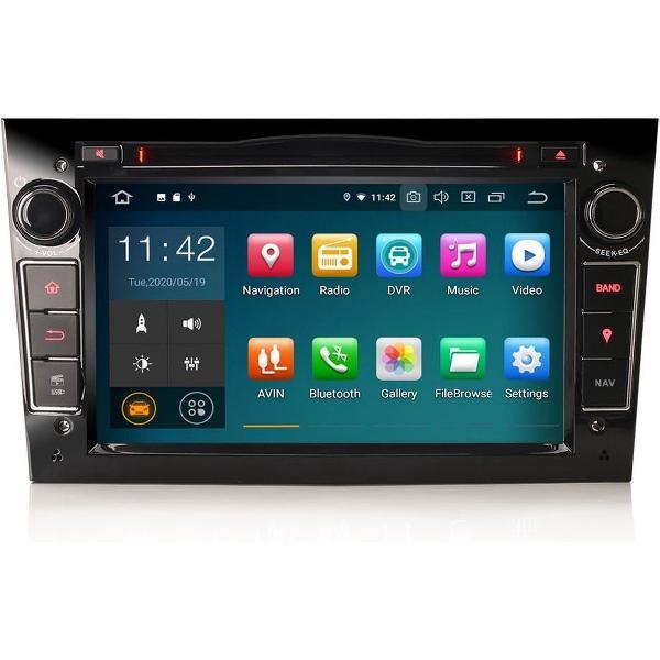 Opel Autoradio Navigatie | Android 10 | Bluetooth & Wifi | Zwart