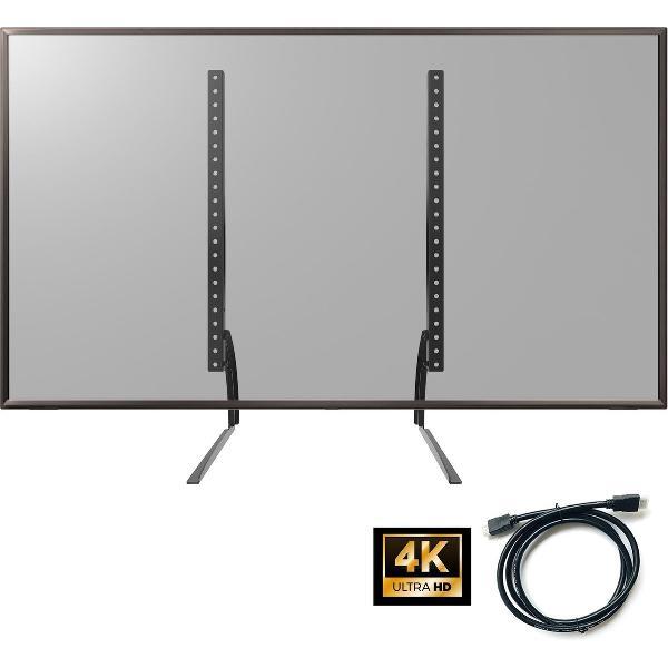 PALMAT® Serie PT4200113 - Universele Tafelblad – TV Standaard – Voetstukbevestiging - Voetstuk Televisiebeugel - 32-65 Inch - VERSA 800 x 600 mm