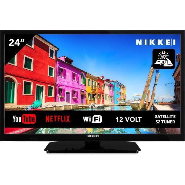NIKKEI NL24MSMART - HD Ready 24 inch Smart mobile 12 V TV