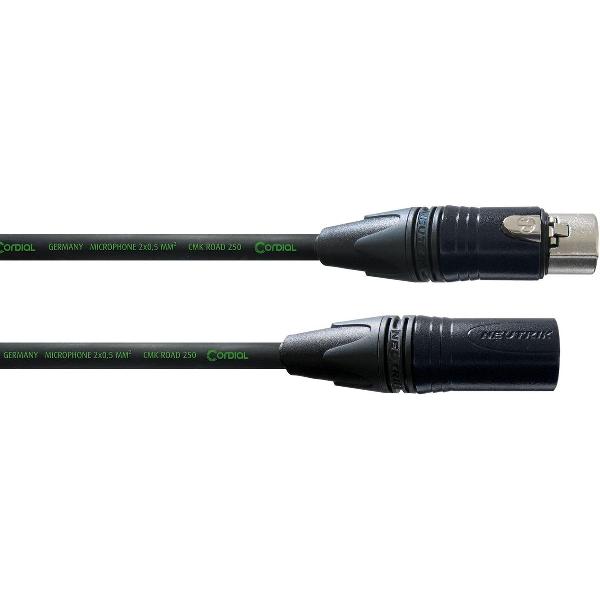 Cordial CRM 10 FM-BLACK - Microfoon kabel, XLR-XLR, 10 mtr
