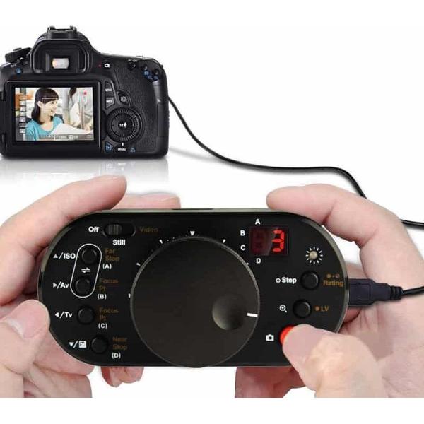 V-Control USB Focus Controller voor Canon EOS 1D Mark IV / 5D Mark III / 5D Mark II / 7D / 60D / 600D / 550D / 500D / 1100D (UFC-1S)