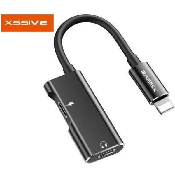 Xssive 2in1 Adapter Splitter voor Apple iPhone 7/8/X/11/12 voor muziek en opladen XSS-2in1LL