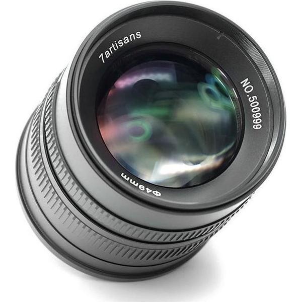 7artisans 55mm F1.4 manual focus lens Sony systeem camera + Gratis lenspen + 49mm uv filter en zonnekap