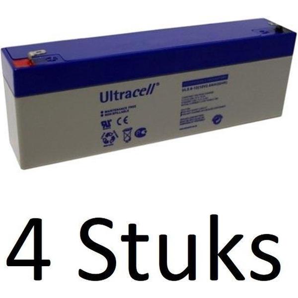 4 Stuks Ultracell Loodaccu UL 12v 2600mAh