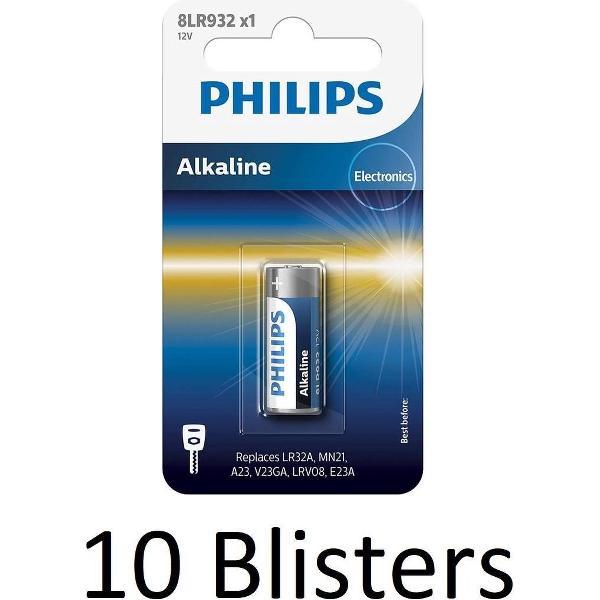 10 Stuks (10 Blisters a 1 st) Philips LR3/B Minicells Alkaline Batterij