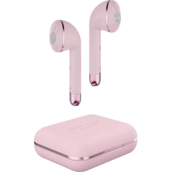 Happy Plugs Air 1 Roze – Volledig draadloze oordopjes - Inclusief oplaadcase