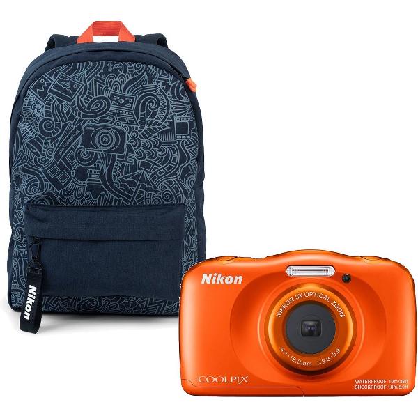 Nikon Coolpix W150 - Oranje + Rugzak