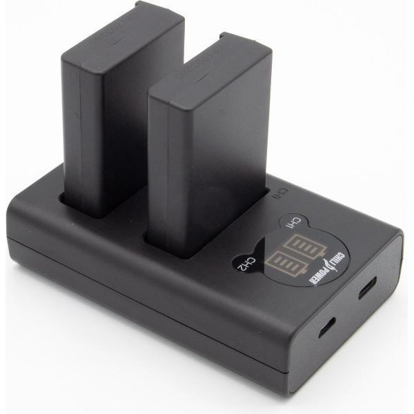 ChiliPower EN-EL9 Nikon USB Duo Kit - Camera accu set
