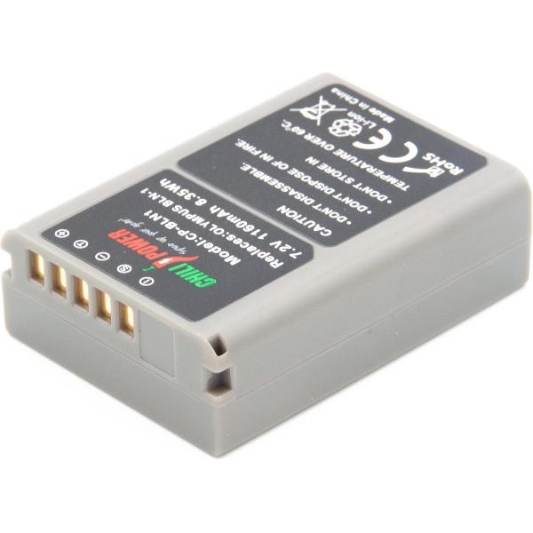 ChiliPower Olympus BLN-1 accu - 1160mAh