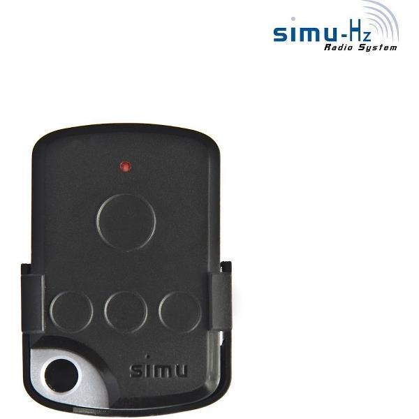 Simu TSA+ 4-kanaals mini handzender met houder